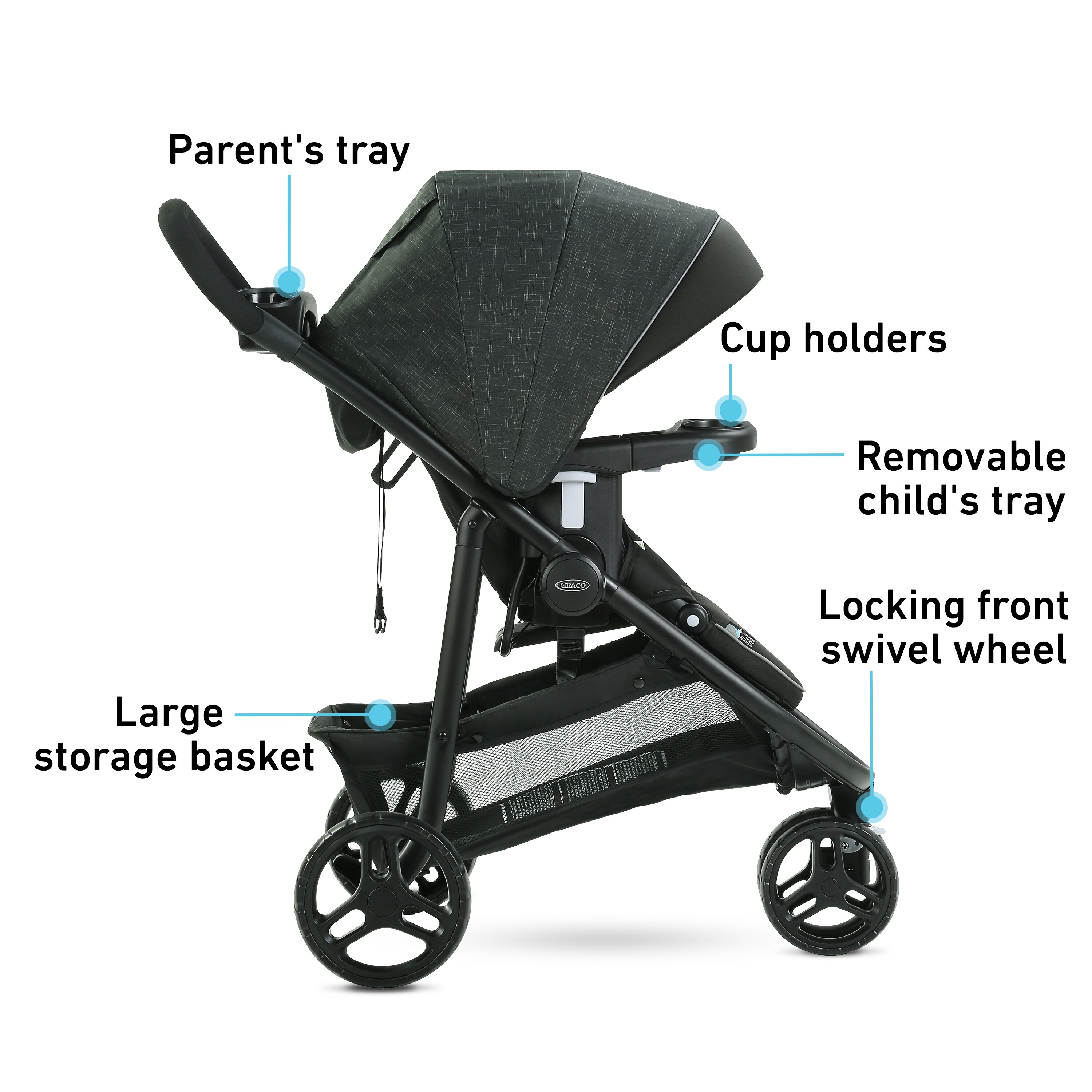 jeep wrangler deluxe 4 seater stroller wagon by delta children Jeep Wrangler Deluxe 4 Seater Stroller Wagon by Delta Children