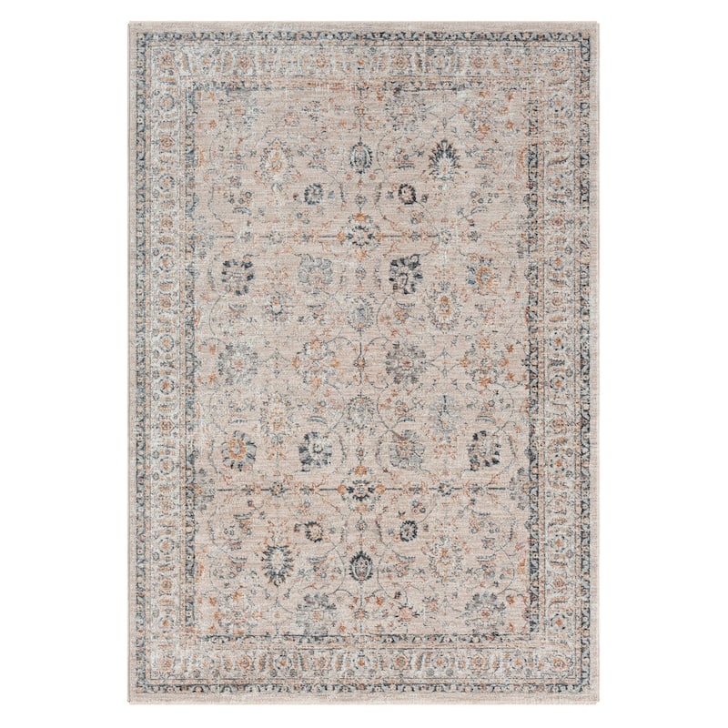 Terra by Obeetee Manor Sarouk Rug - Blue - 7'9"