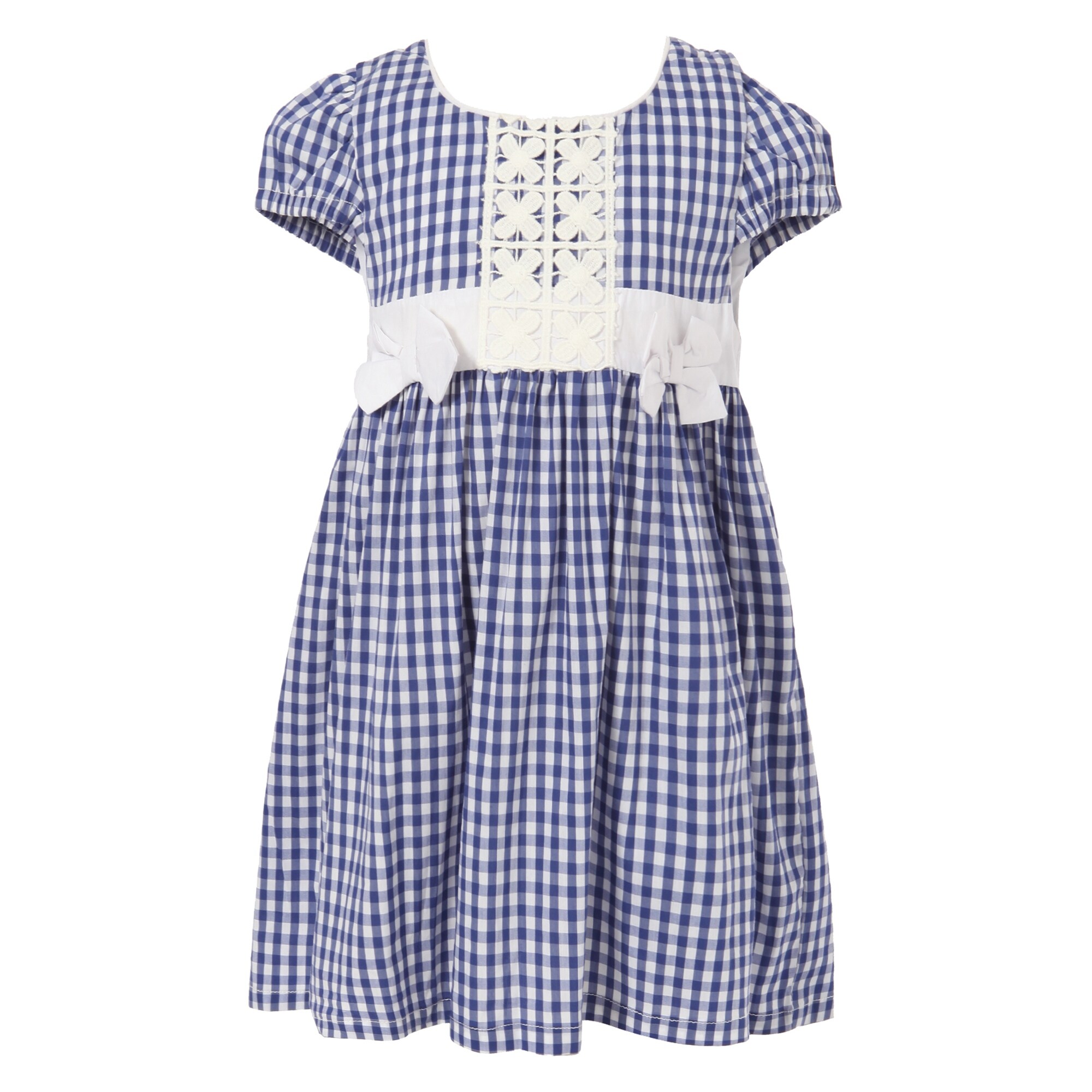 girls red gingham dress