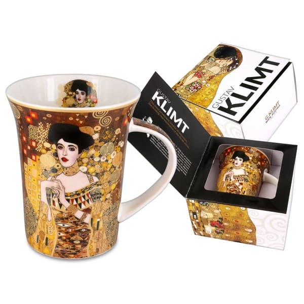 Carmani Adele by G.Klimt Porcelain Mug in A Gift Box - Bed Bath & Beyond -  36201890