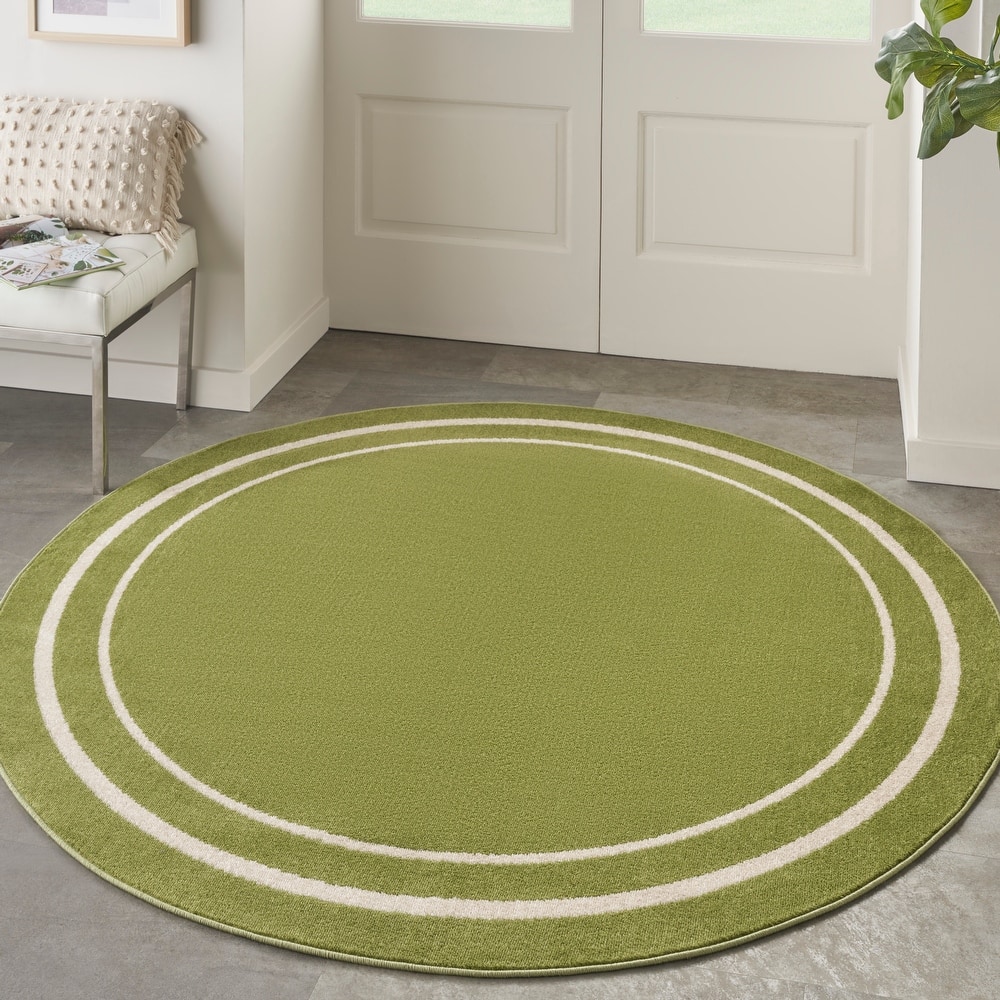 Nourison Essentials Indoor/Outdoor Solid Area Rug