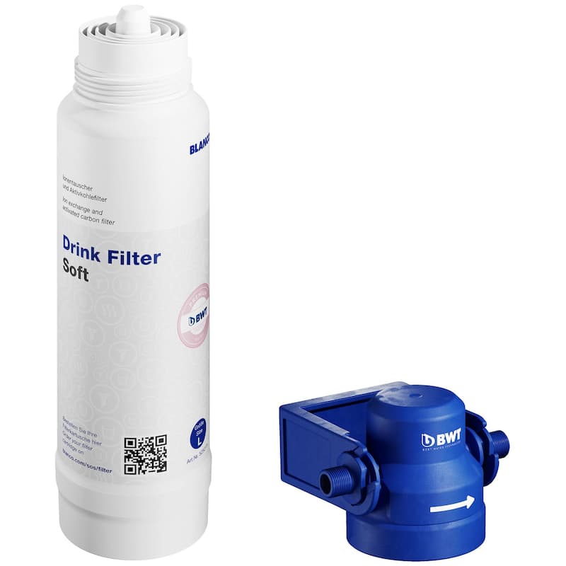 Blanco 443274 Under the Sink Water Filter Starter Set - Soft L - Natural