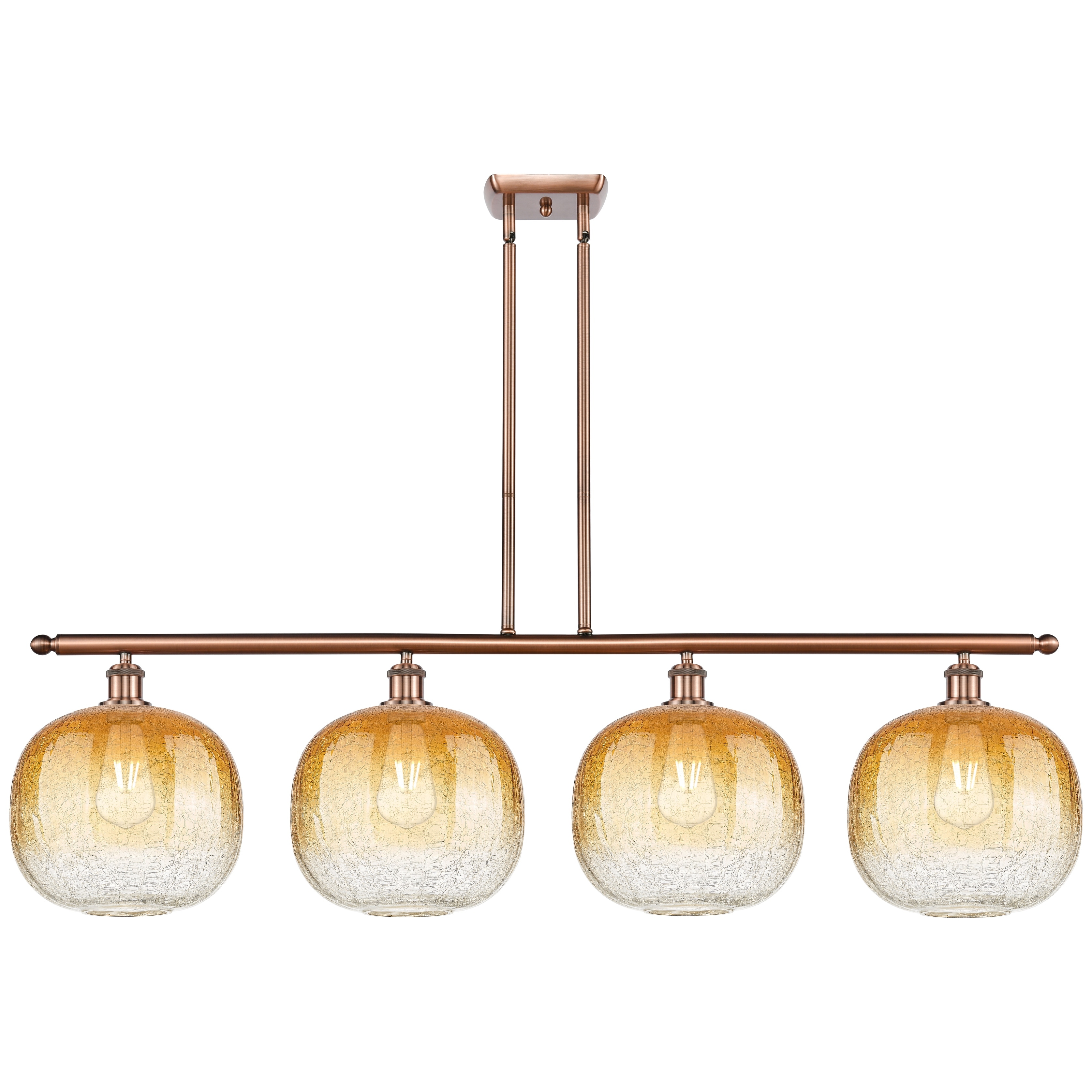 Innovations Lighting Endless Possibilities Ballston - Brookhaven Sphere - 4 Light 49" Stem Hung Island Light