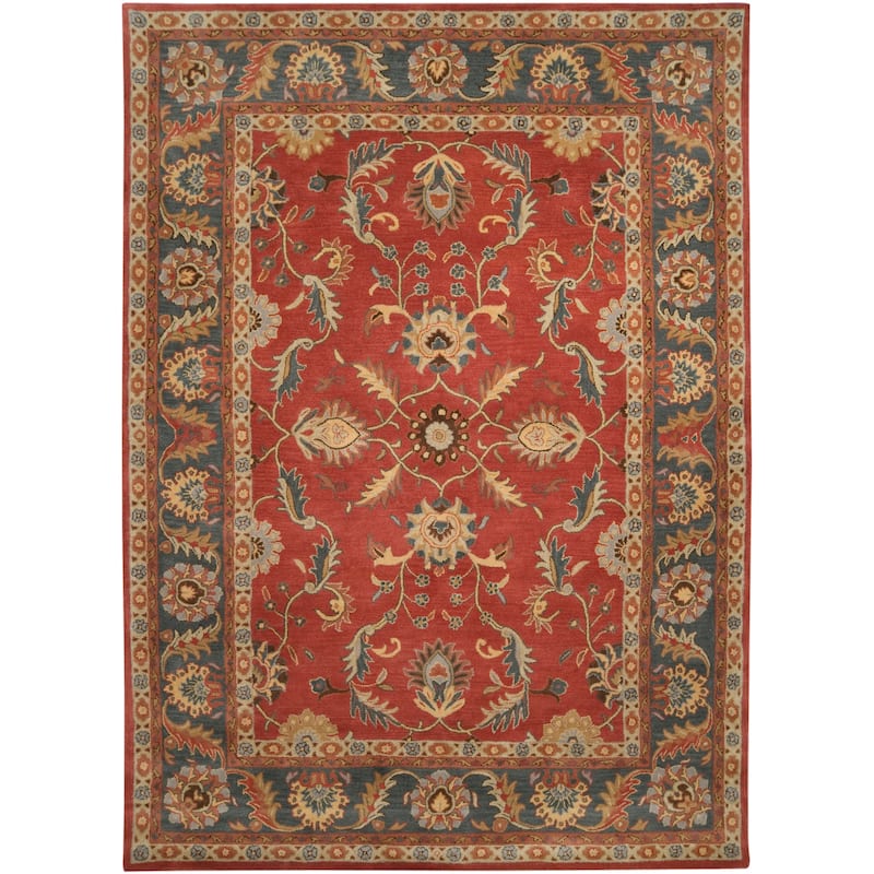 Artistic Weavers Coliseum Hand Tufted Traditional Border Wool Area Rug