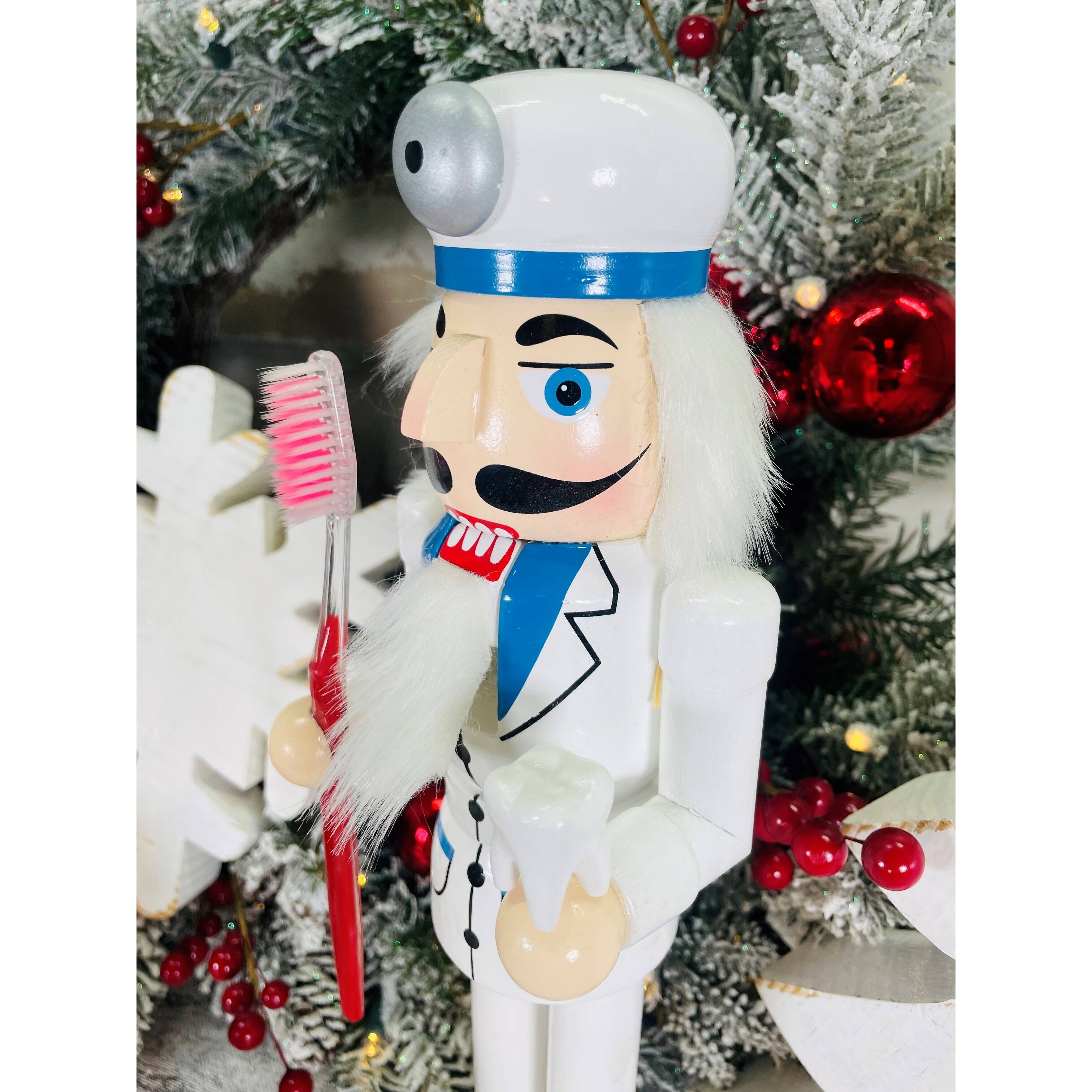 Santa's Workshop 14-in Baking Spirits Bright Nutcracker 70195
