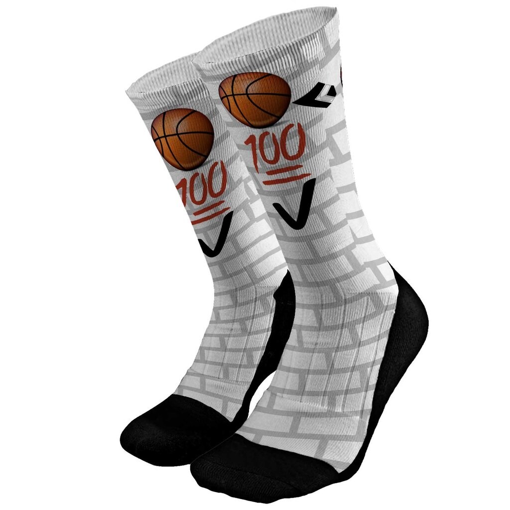 Shop Emoji Basketball Athletic Compression Socks Overstock
