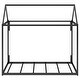 preview thumbnail 6 of 22, Kids and Baby Twin Size Metal House Shape Platform Bed,Sturdy Frame For Home