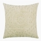 preview thumbnail 24 of 78, Better Trends Rio Collection in Floral Design 100% Cotton Tufted Unique Luxurious Machine Washable Tumble Dry Natural - Euro Sham