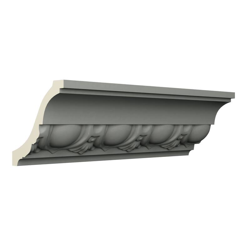 4"H x 4"P x 5 5/8"F x 96"L Vanessa Crown Moulding - 1-Pack