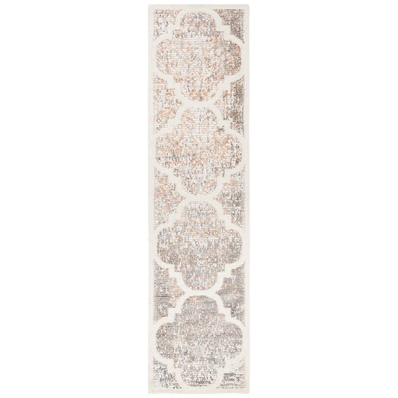 SAFAVIEH Handmade Artistry Pinka Damask Trellis Wool Rug