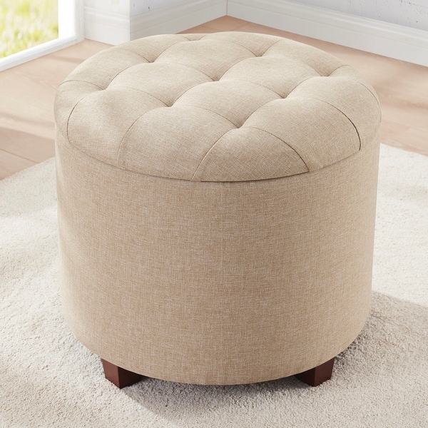 Melva tufted storage ottoman 2025