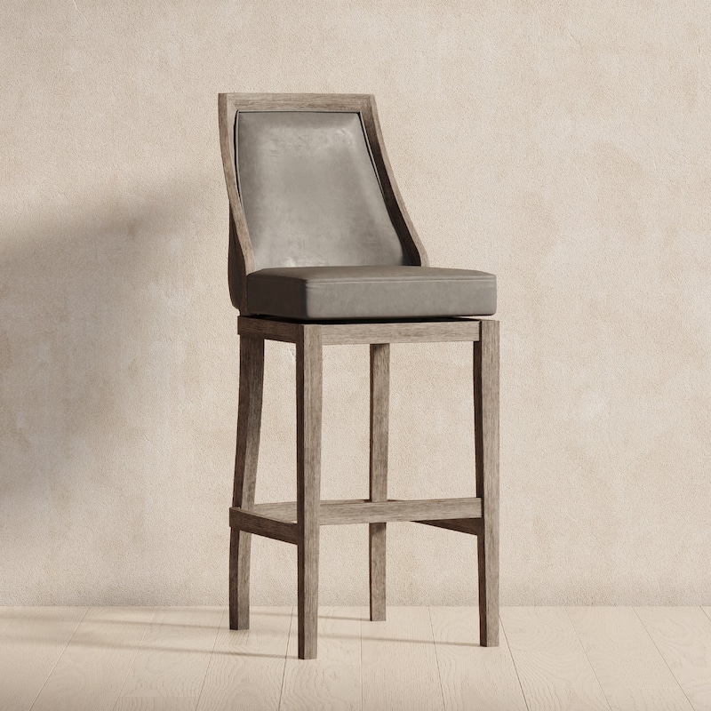 Maven Lane Vienna Swivel Kitchen Stool