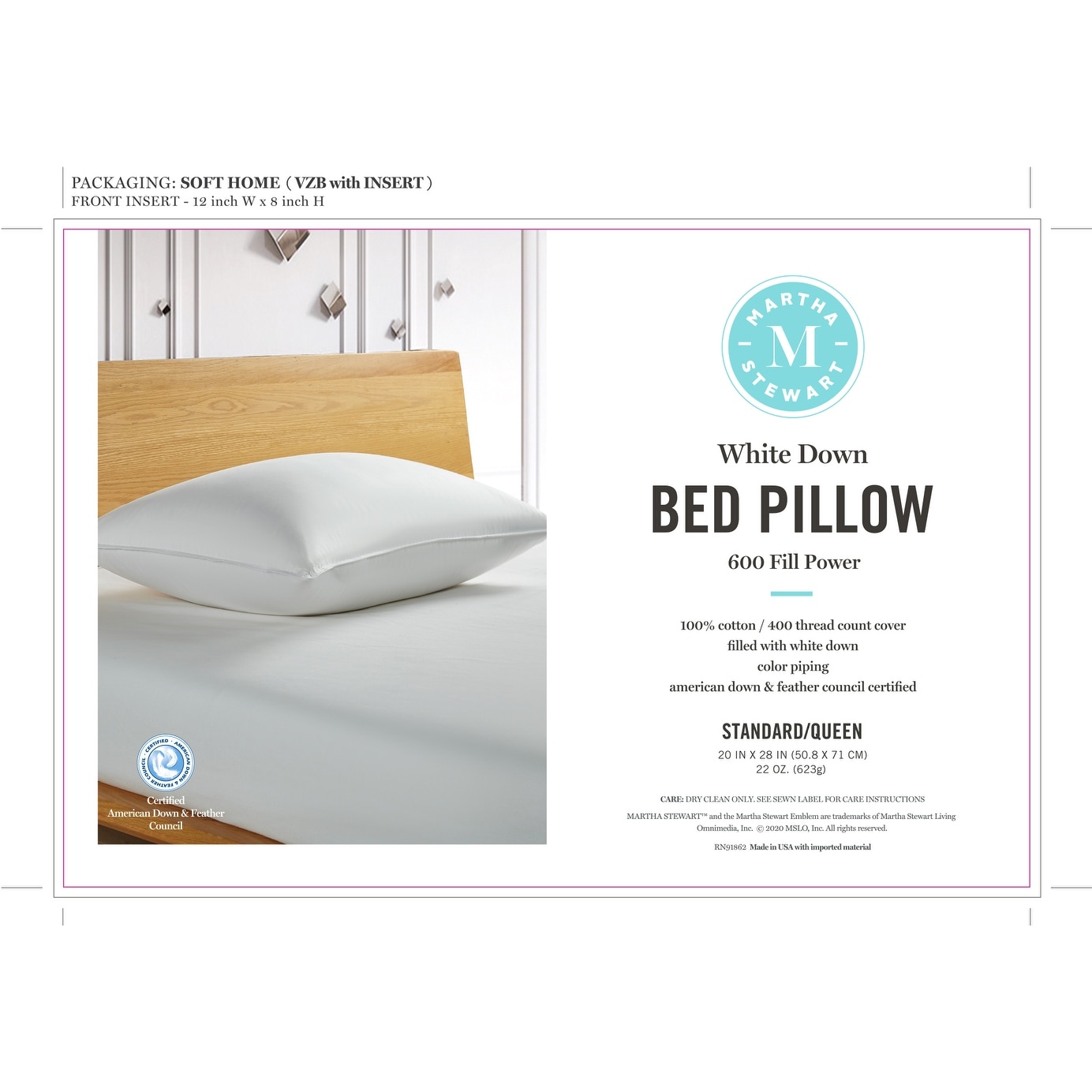 Martha stewart down pillows online