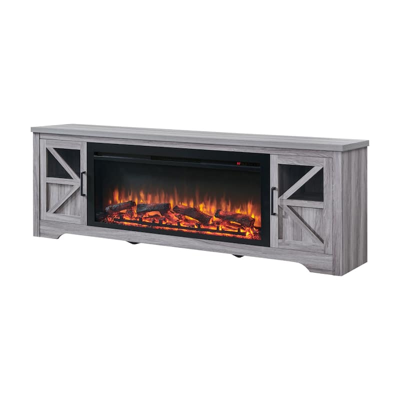 75" Fireplace TV Stand for TVs up to 80"