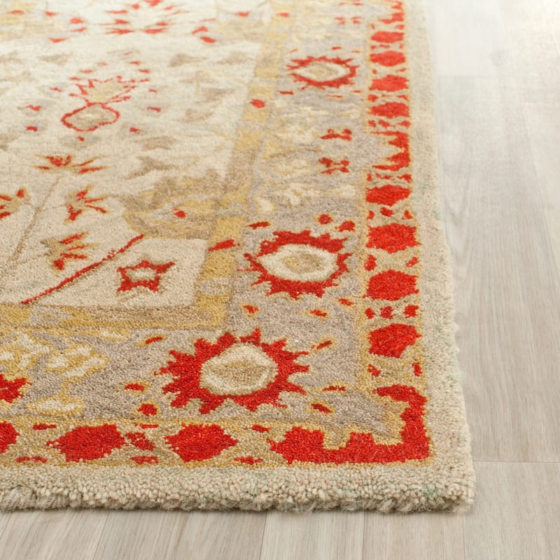 SAFAVIEH Handmade Anatolia Mirhan Traditional Oriental Hand-spun Wool Rug