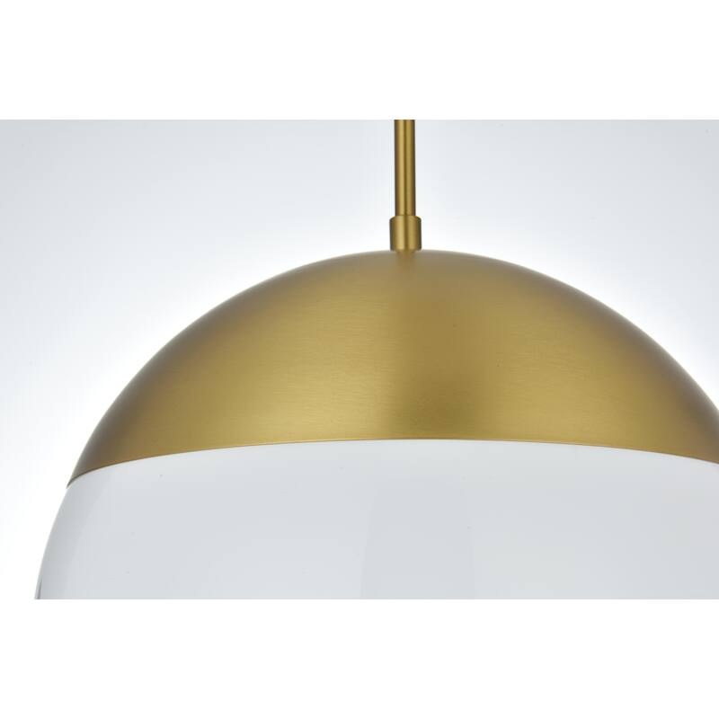 Frosted White Glass 1-light Pendant