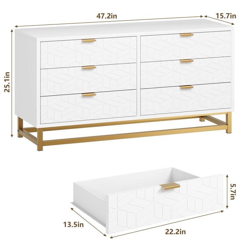 Drawer Dresser for Bedroom
