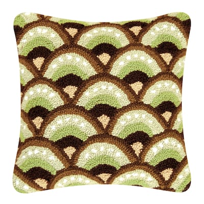 18" x 18" Modesto Hooked Pillow