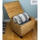 preview thumbnail 4 of 6, Porch & Den Westphalian Wicker Storage Filing Cabinet & Printer Stand