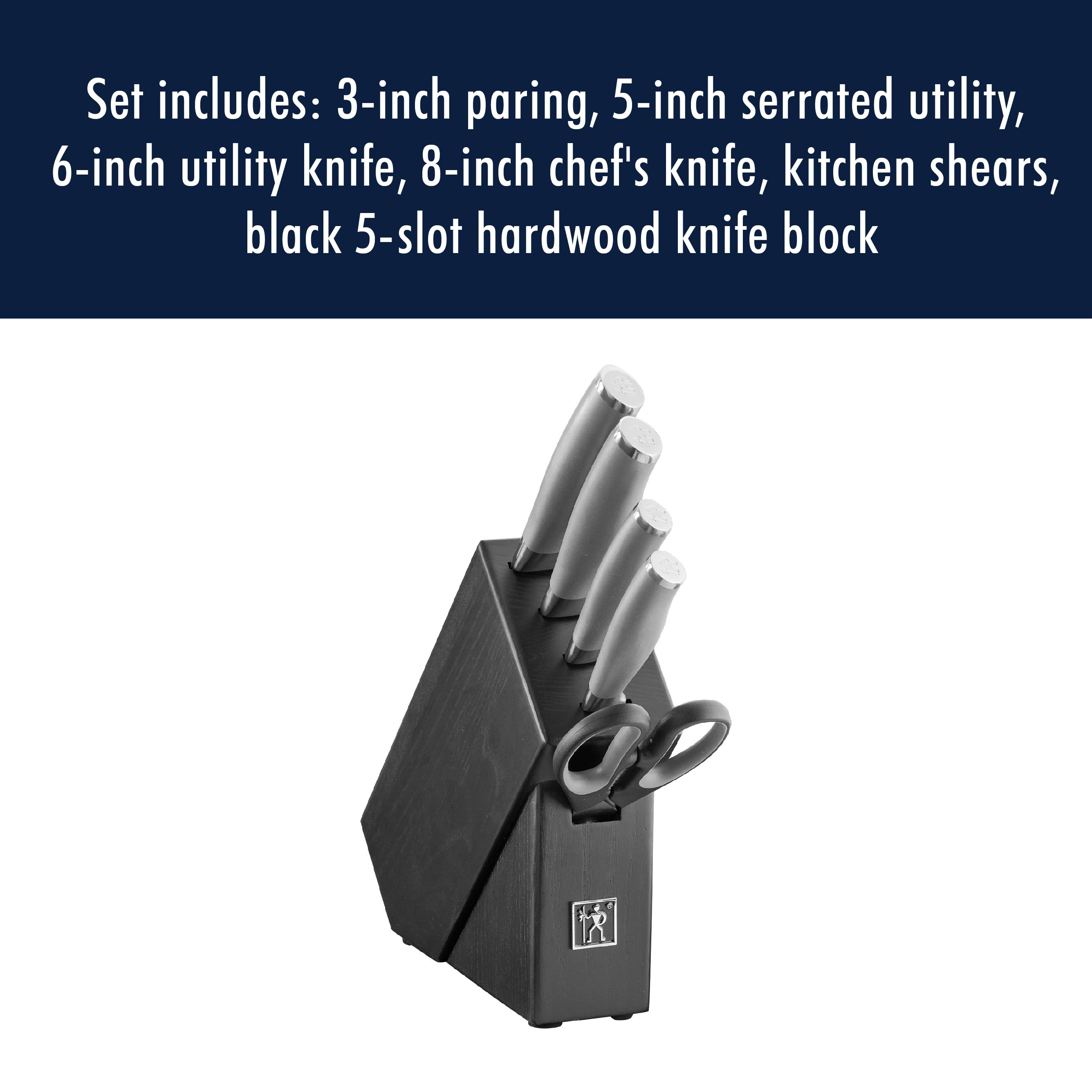 Henckels Razor-sharp Solution 16-pc Self-sharpening Knife Block Set -  Walnut, German Engineered Informed By 100+ Years Of Mastery