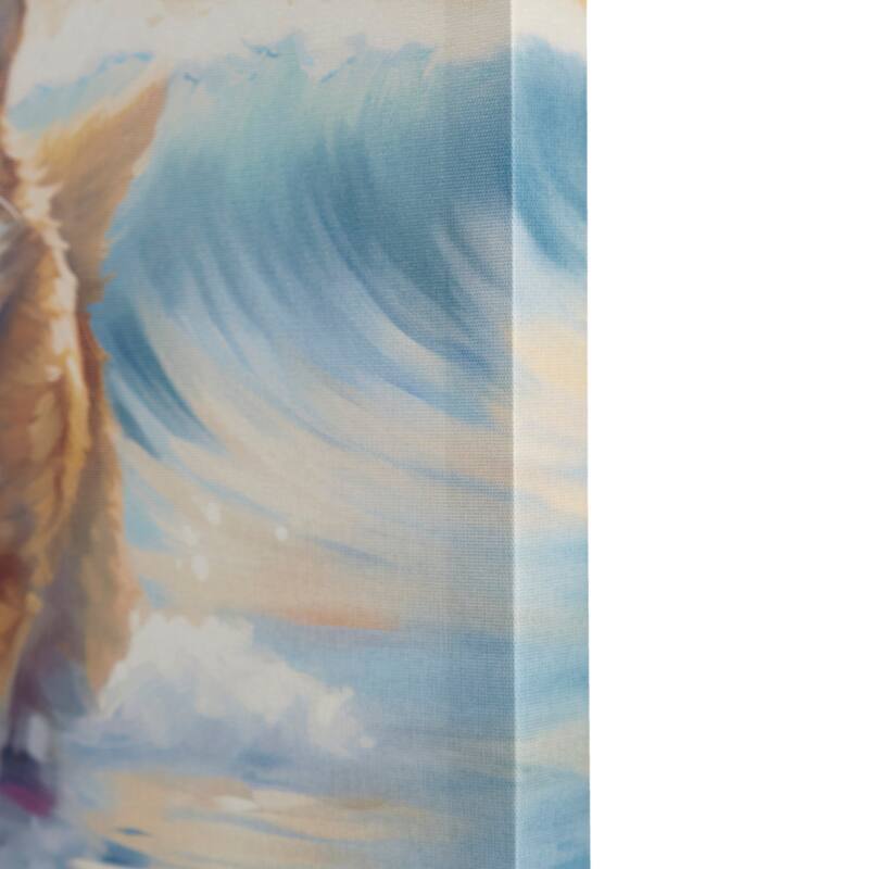 Madison Park Beach Dogs Canvas Wall Art