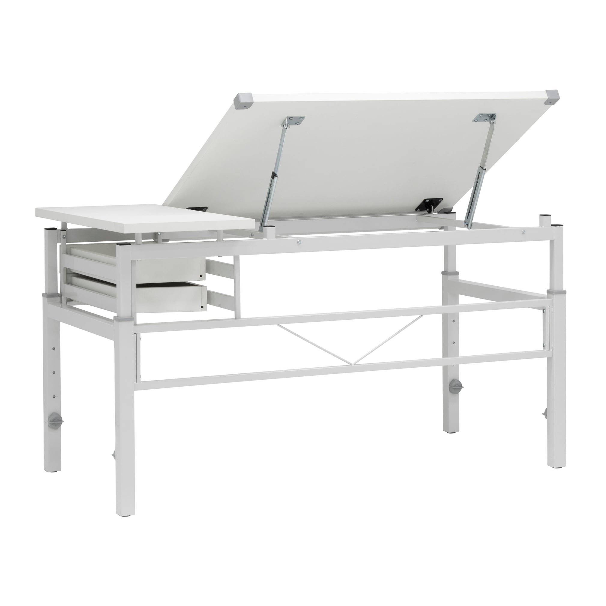  Studio Designs Graphix II Pro Line - Mesa de dibujo ajustable  en altura ajustable, con parte superior inclinable de 39.5 x 30 pulgadas,  color blanco : Hogar y Cocina