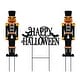 preview thumbnail 38 of 84, Glitzhome Halloween LED Ghost Cat Pumpkin Nutcracker Yard Stakes Standing Sign Hanging Decor Nutcracker