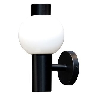 Harp & Finial Allard Sconce - Matte Black Finish On Wood Body