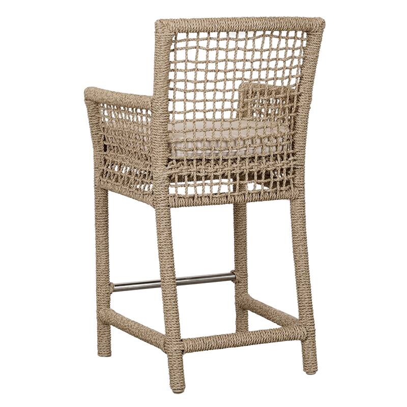 Classic Home Brisbane Woven Outdoor Bar and Counter Stools