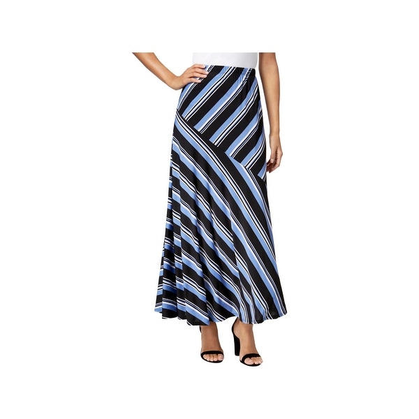 polyester petite maxi skirt