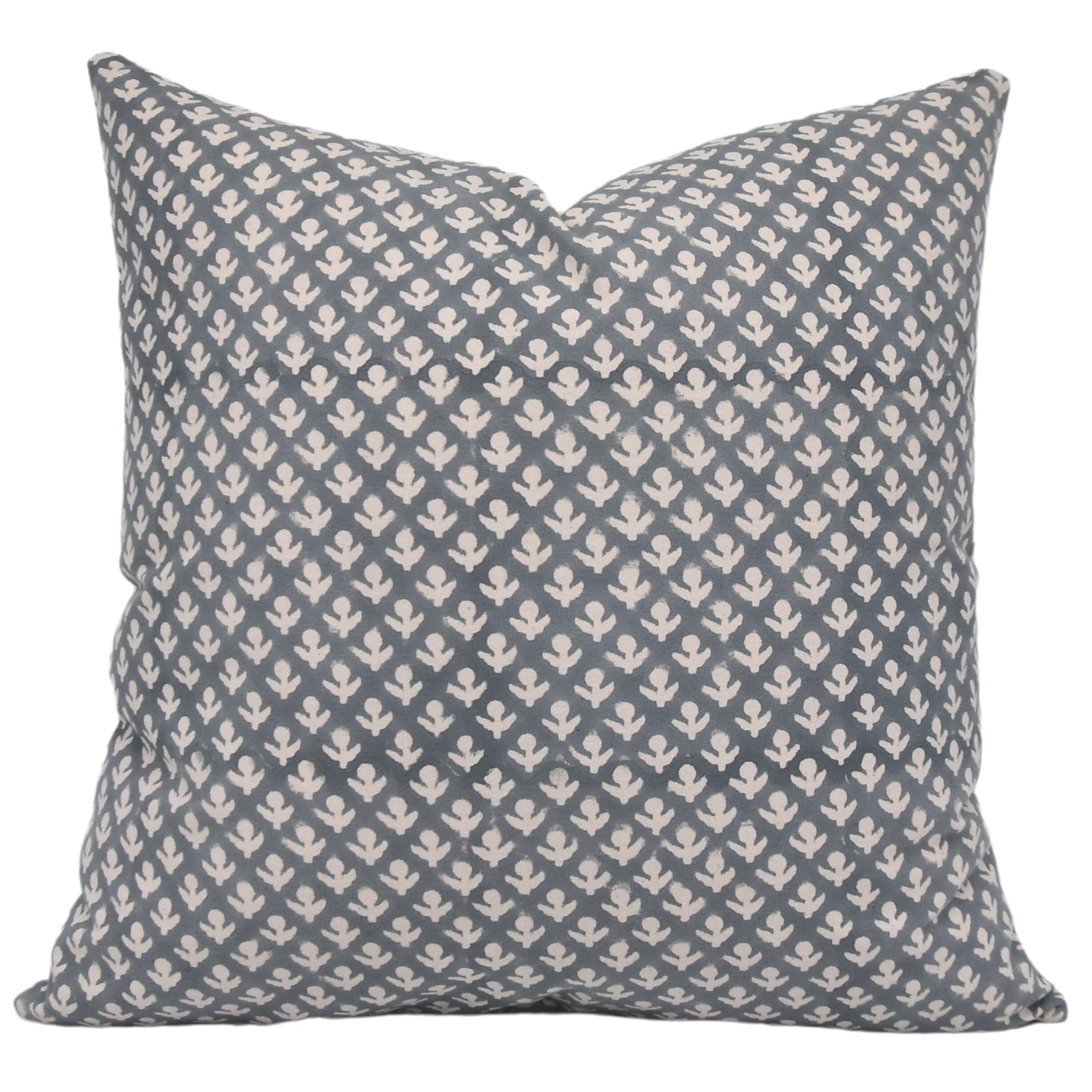 Fabdivine Cotton Hand Block Print Pillow Cover Boho Living Room Couch, Hariyali