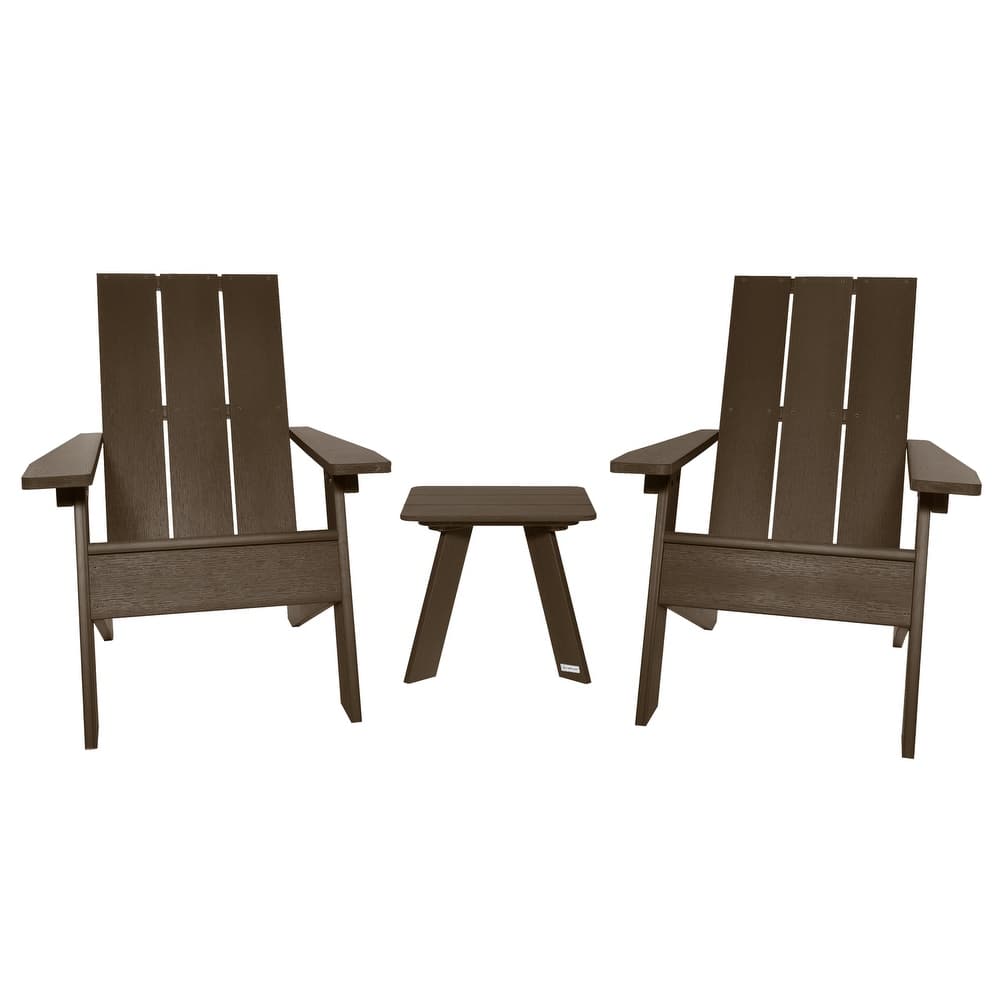 HIGHWOOD 3-piece Adirondack Chairs and Side Table Set