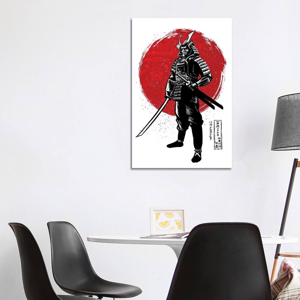 iCanvas "Samurai With Two Katanas" by Alberto Perez Canvas Print
