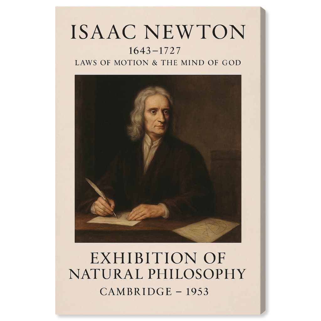 Newtonian Mind Canvas by Art Remedy, Gallery Wrapped