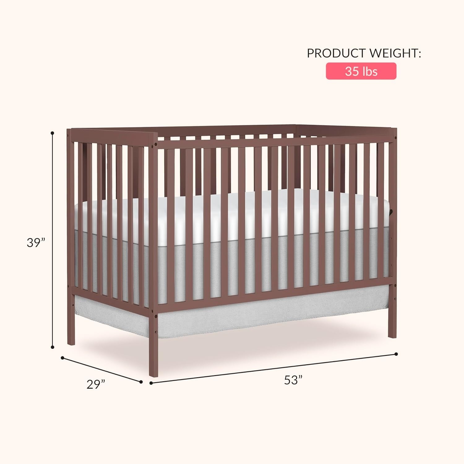 Dream On Me Synergy in Convertible Crib buybuy BABY 22746617