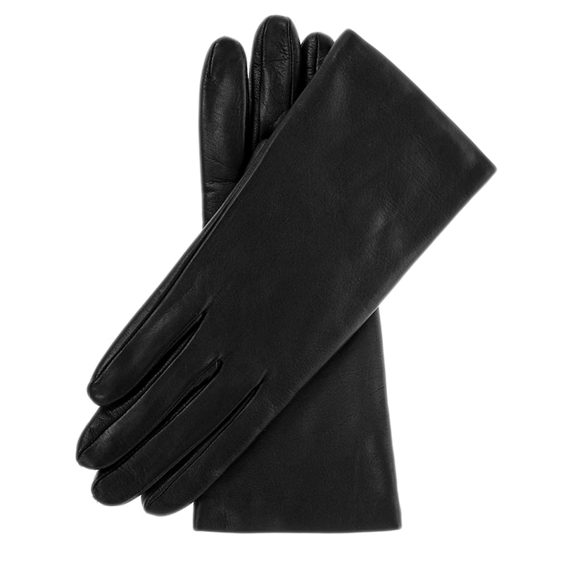 Women's Italian Cashmere Lined Leather Gloves - 8
