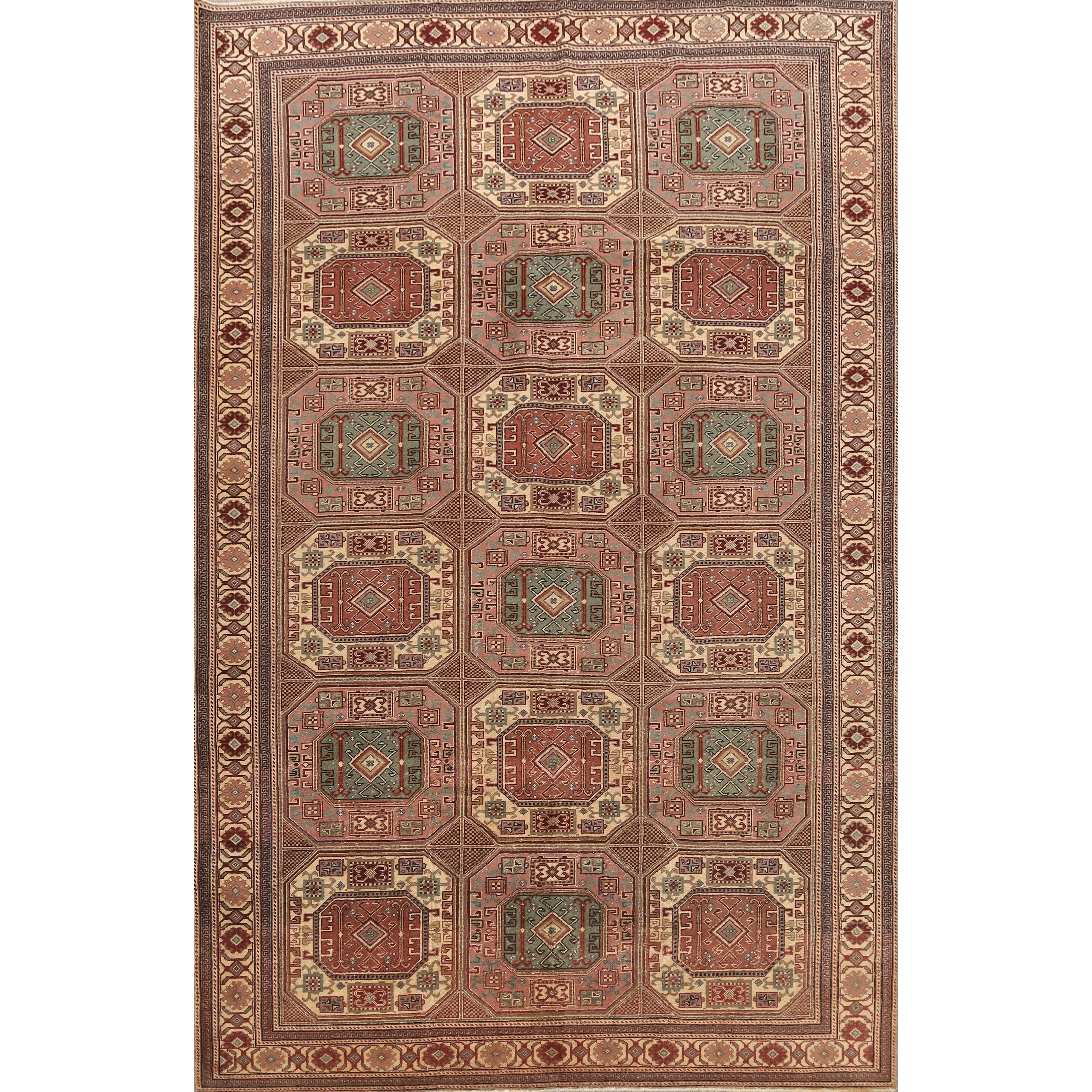 Hand Knotted Low Pile Turkish Rug DoorMat Entryway Mat Bath Rug - 20'' X  38