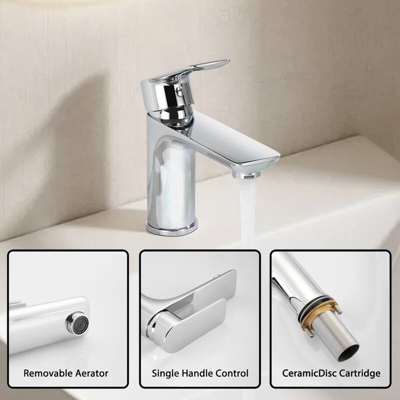 Topcraft Single Handle Bathroom Sink Faucet