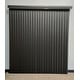 preview thumbnail 1 of 5, BlindDen Black Frost Textured Vinyl Vertical Blind, CORDLESS