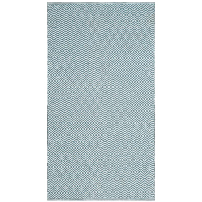SAFAVIEH, Handmade Flatweave Montauk Brice Casual Cotton Rug
