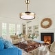 preview thumbnail 56 of 71, Bella Depot 36" Modern Retractable Ceiling Fan with Dimmable Led Light, Remote and APP Control 6-Speed Reversible DC Motor