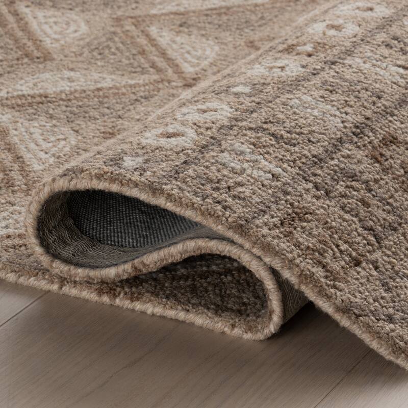 Padma Lakshmi Ooti Geometric Block Wool Rug