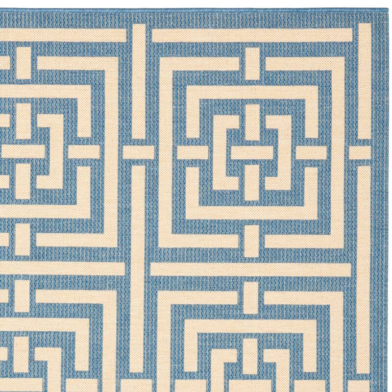 SAFAVIEH Courtyard Ginger Indoor/ Outdoor Waterproof Patio Backyard Rug