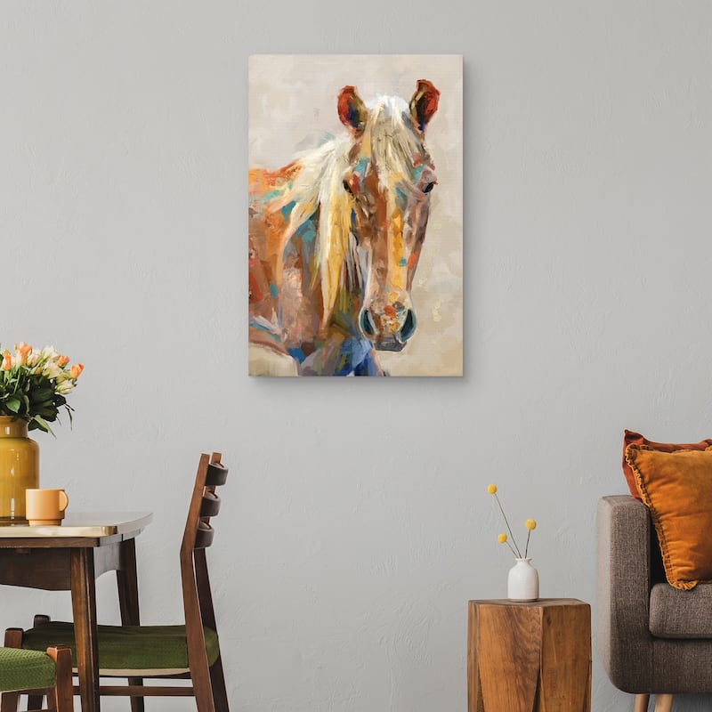 Equine Portrait by Studio Arts Canvas Art Print