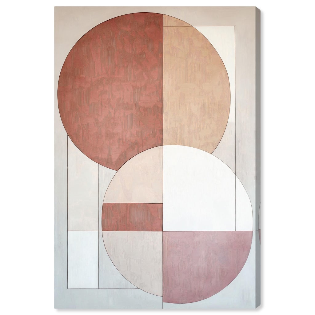 Modernist Circles I Canvas by Art Remedy, Gallery Wrapped