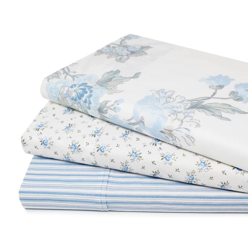 Printed Prewashed Cotton Blue Collection (Individual Set Sell Separately)