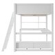 preview thumbnail 25 of 23, Kids LED Loft Bed with L-shaped Desk,USB,Bench with 2 Drawers,Full Size