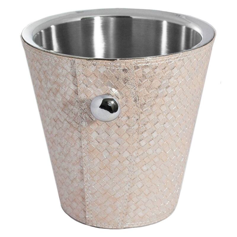 Sol Living Double Walled Stainless Steel Champagne Bucket - 8' x 11'