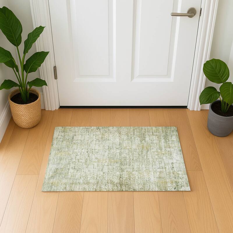 Premium Washable Super Soft Traditional Vintage Mayfield Rug - Beige - 1'8" x 2'6"