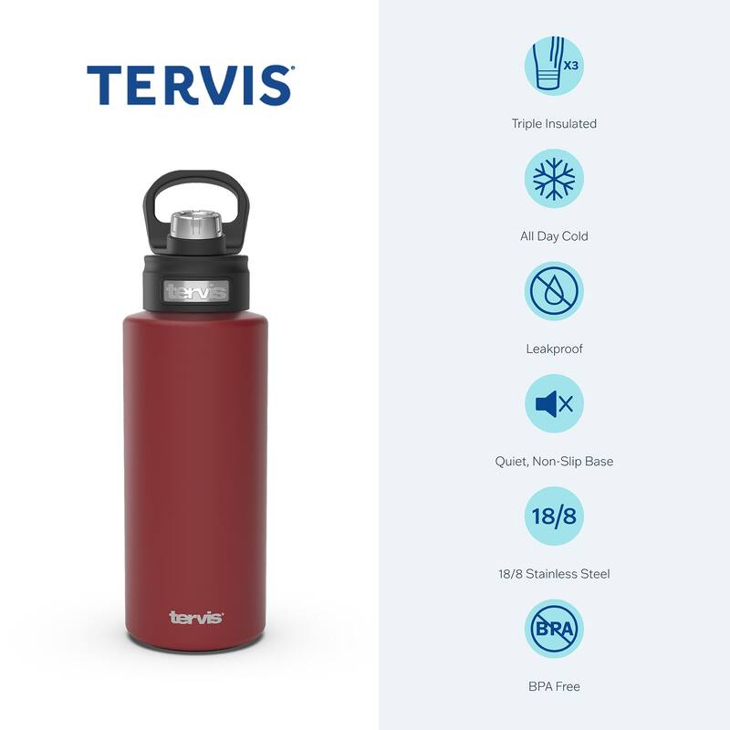 Tervis Breast Cancer Awareness - Pink Ribbon Heart Engraved Triple Walled Insulated Travel Tumbler, Berry Blush